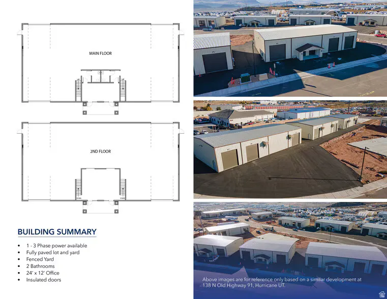 Photos are of similar buildings.