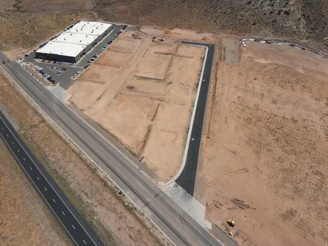 Aerial overview of property's location