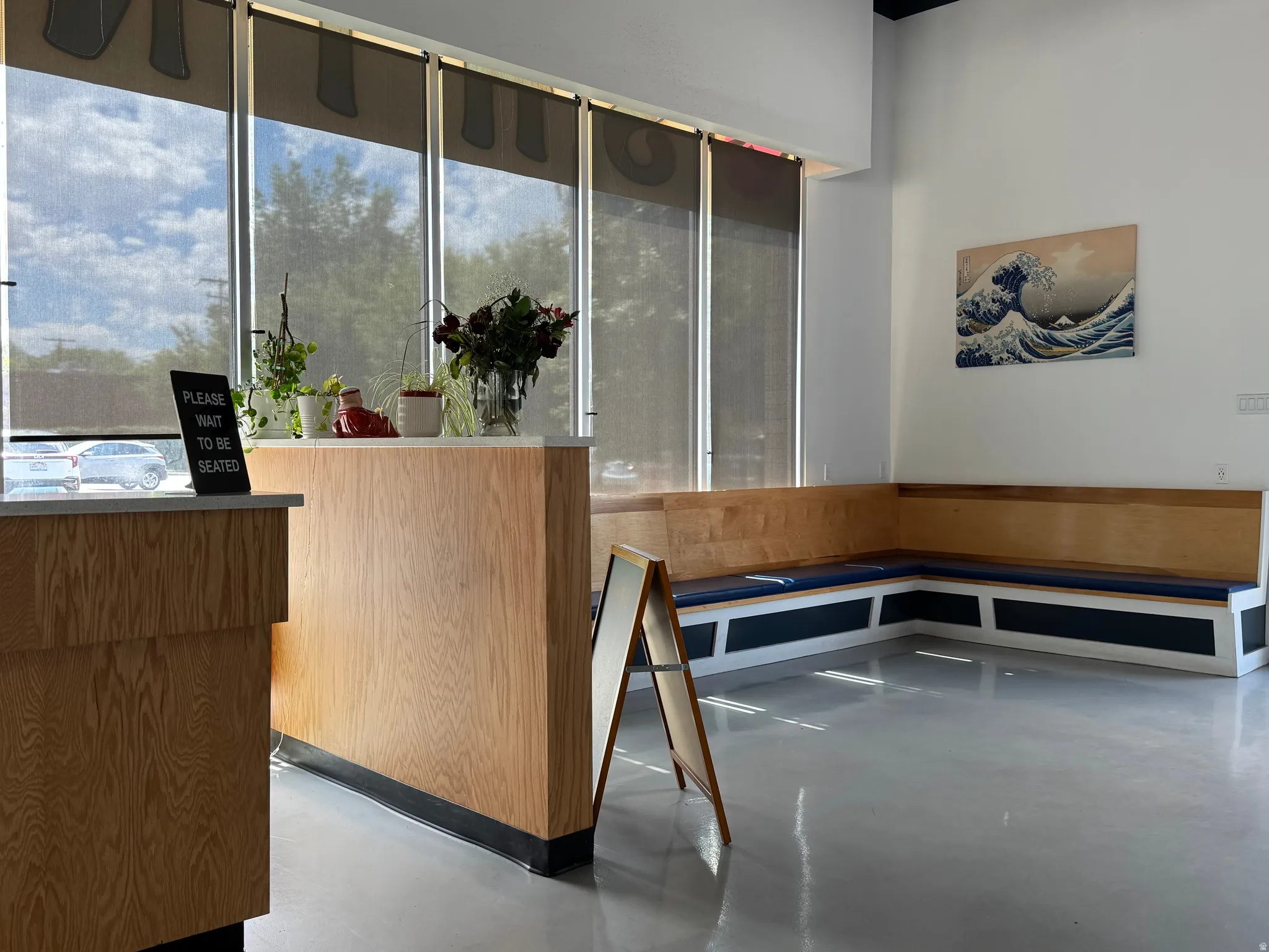 View of reception area