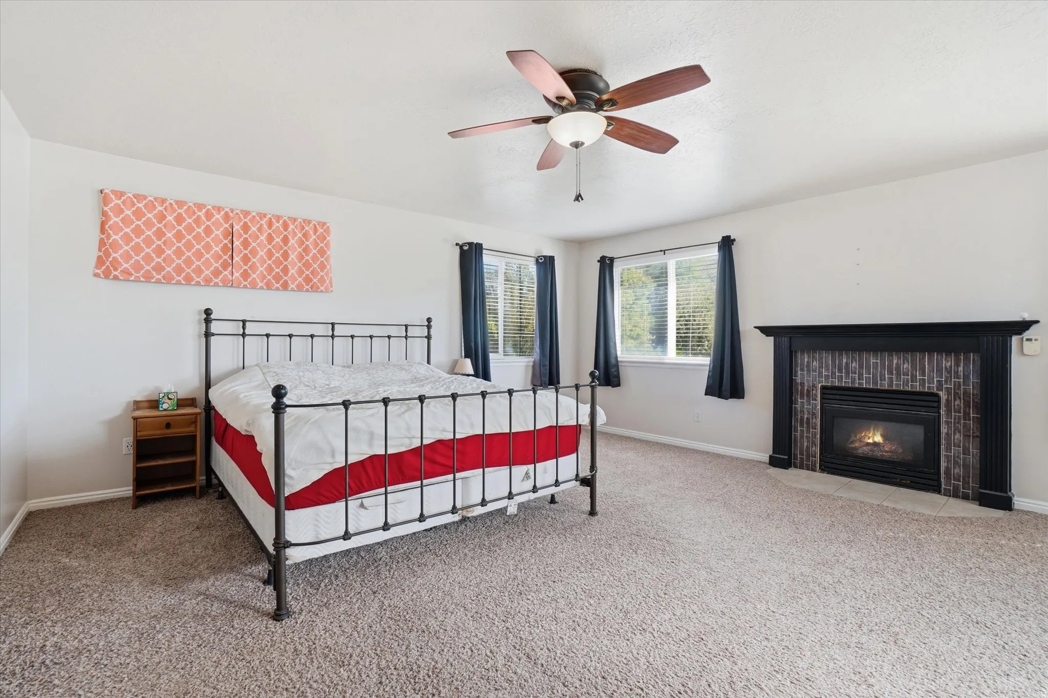 Huge Master Bedroom w/ fireplace