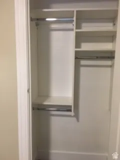 View of closet