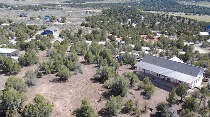 Aerial overview of property's location