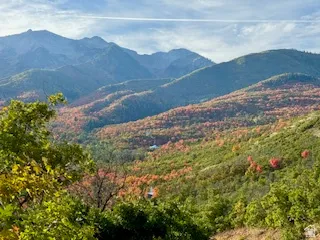 View of mountain backdrop