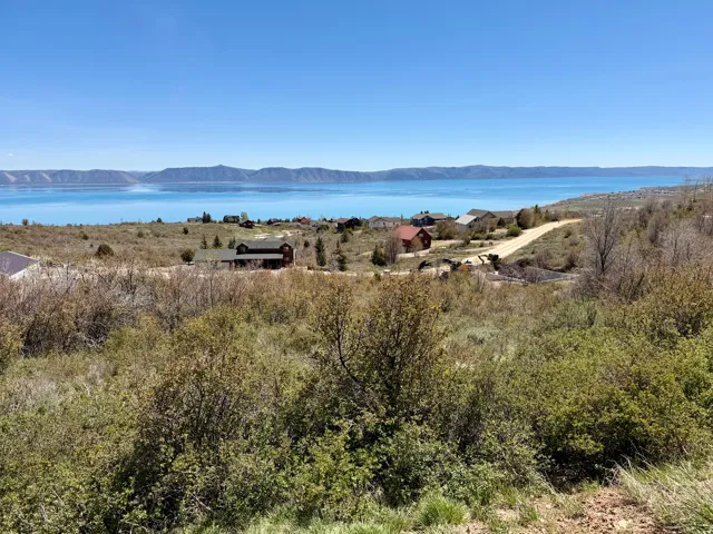 Water view with mountains