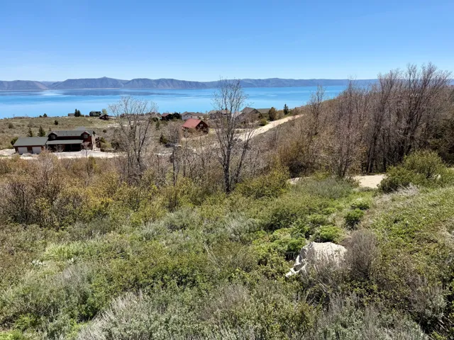 Water view featuring mountains