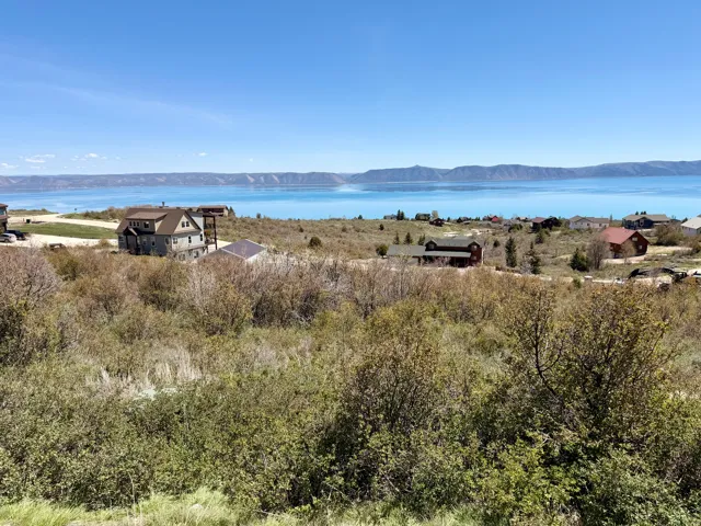 Water view featuring mountains