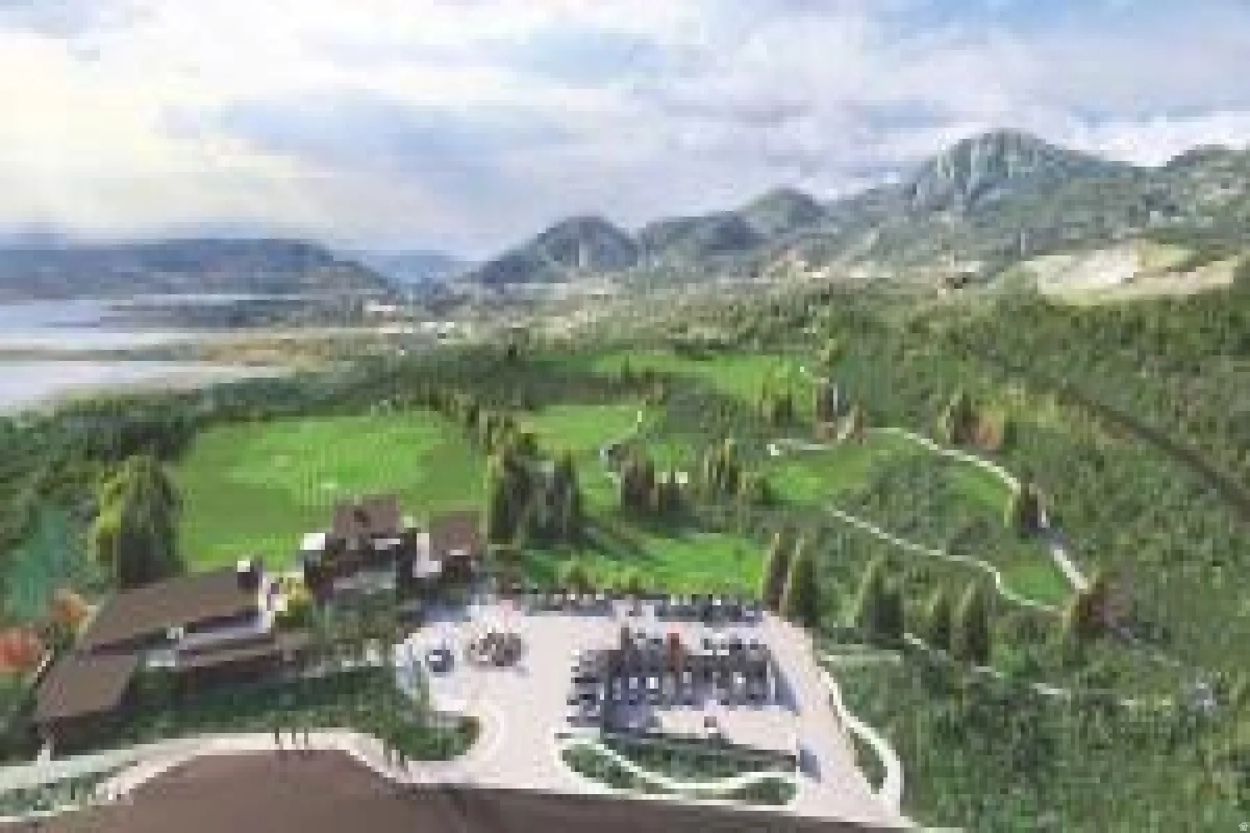View of community featuring a mountain view