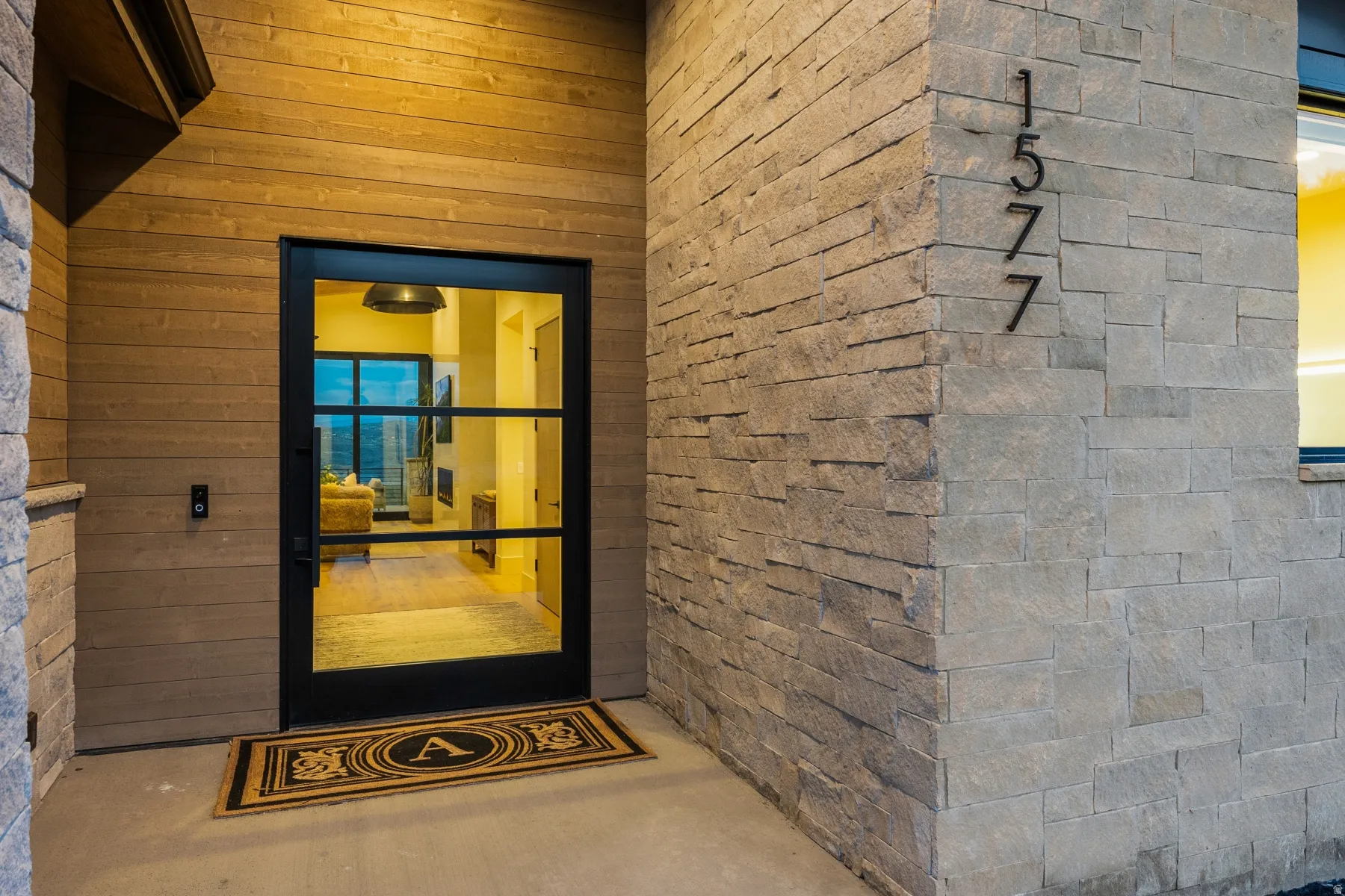 View of exterior entry