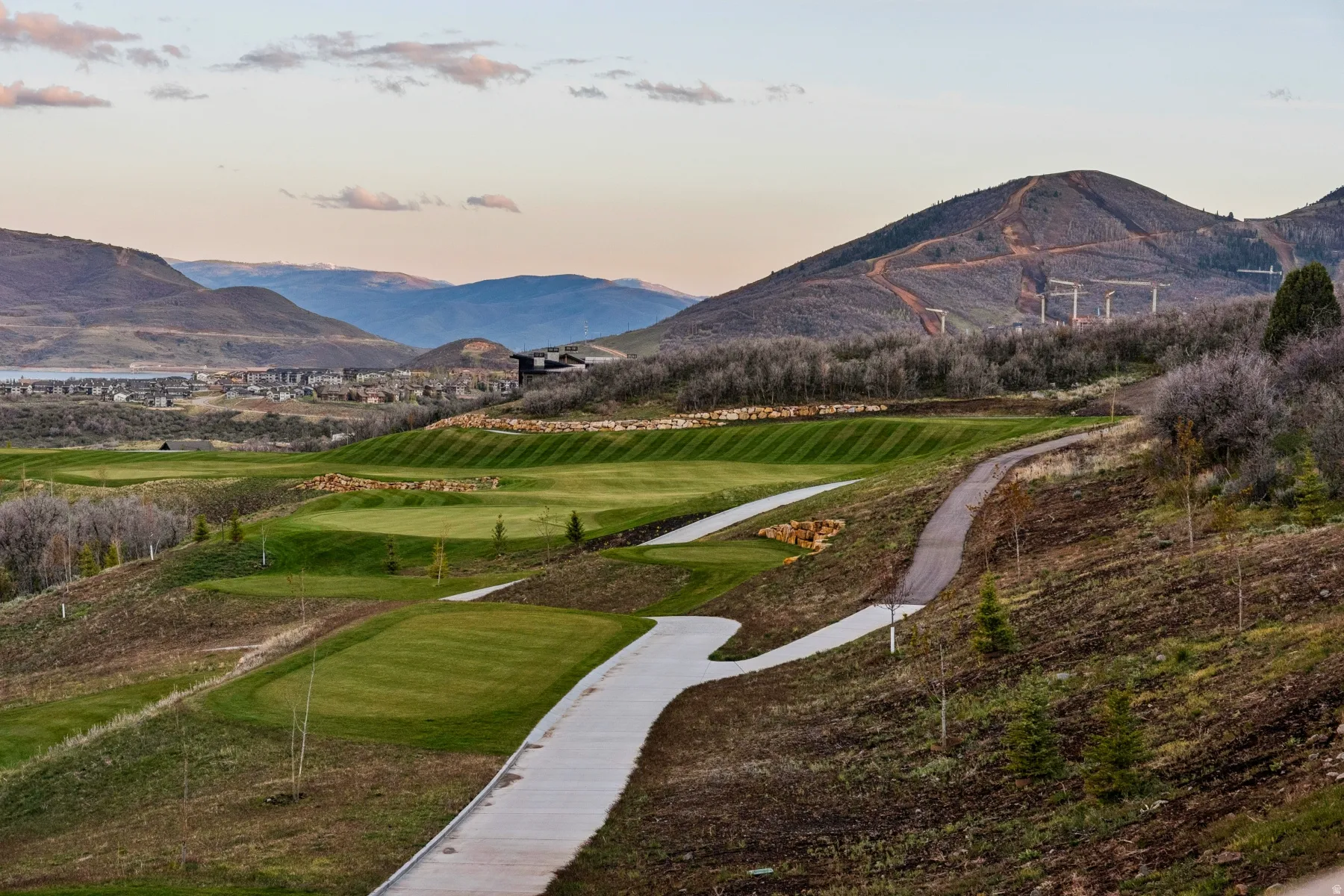 View of mountain backdrop