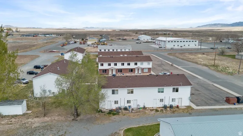 Drone / aerial view of mountains