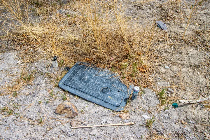 Exterior view of a water meter