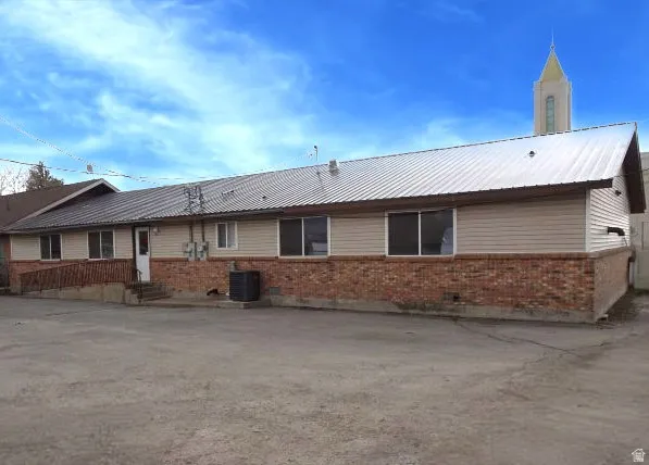 Back of building