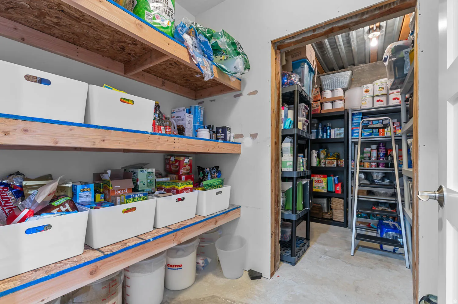 View of storage area