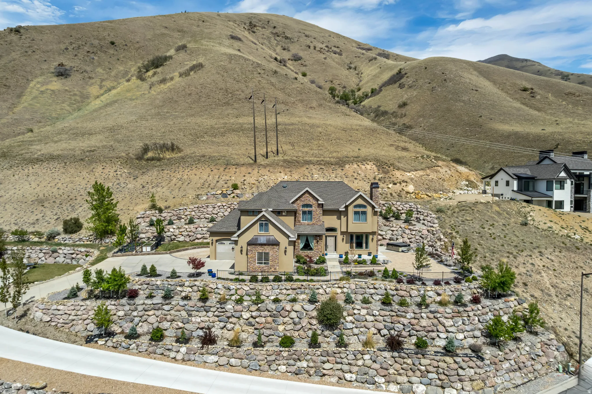 View of mountain backdrop