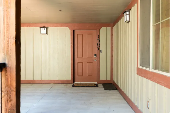 View of exterior entry