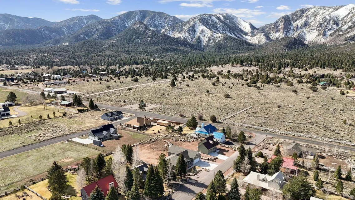 View of rural area with a mountainous background