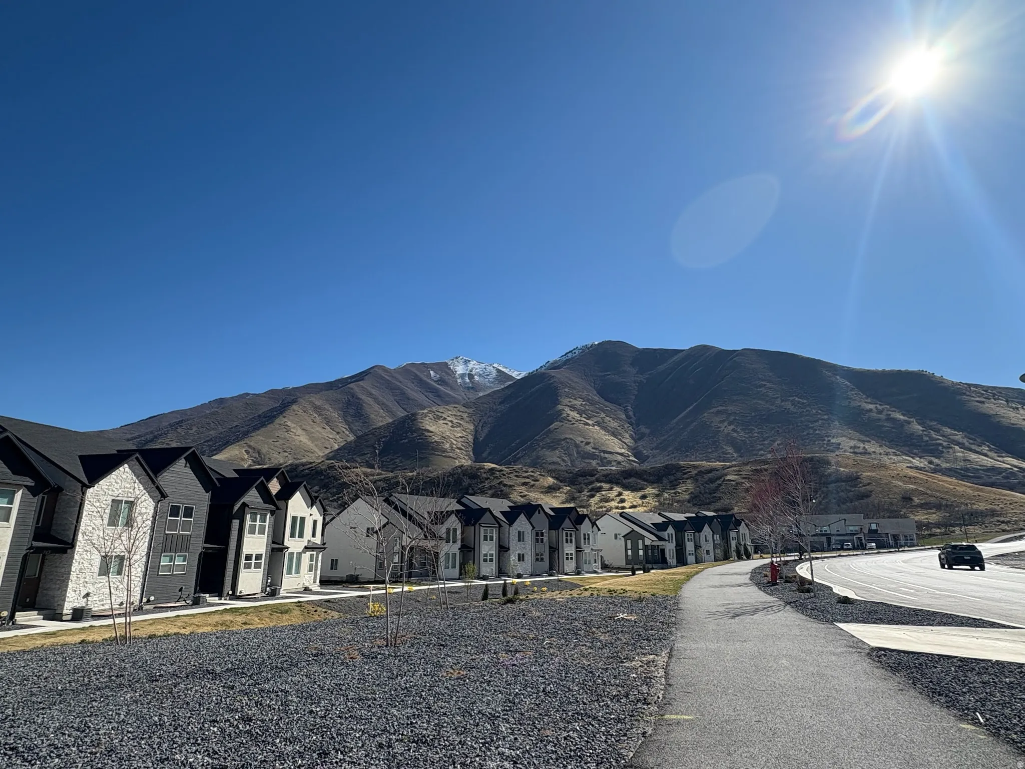 View of mountain backdrop