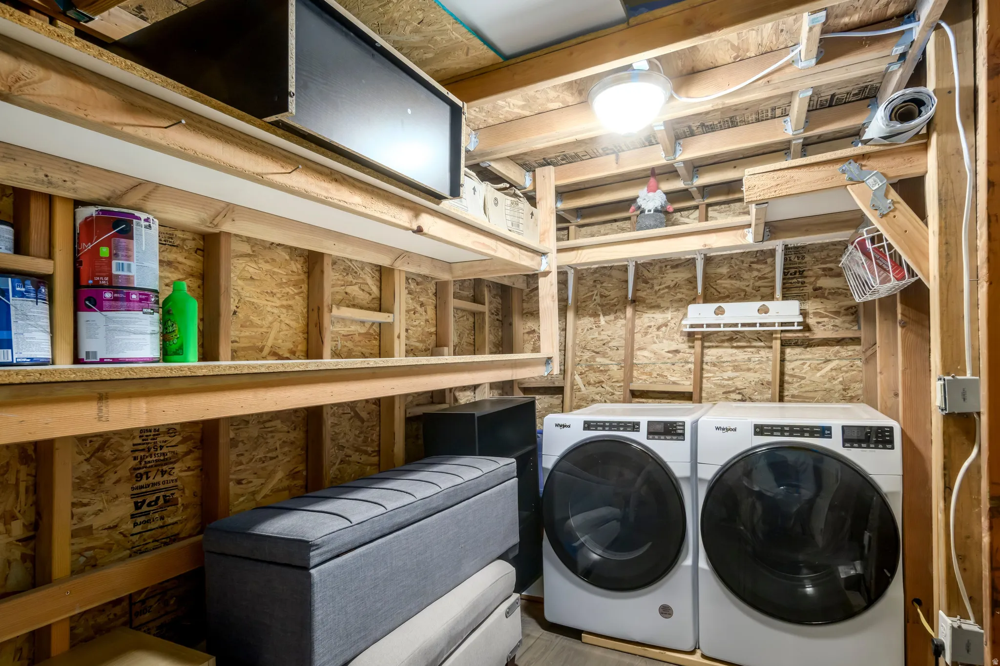 View of laundry room