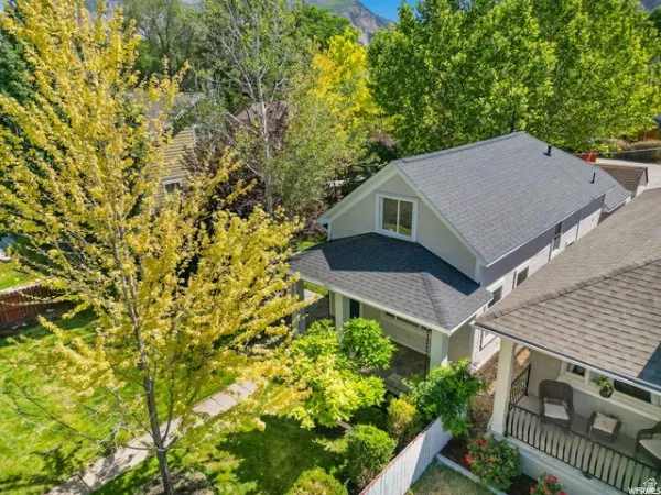 View from above of property