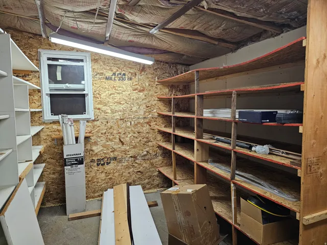 View of storage area