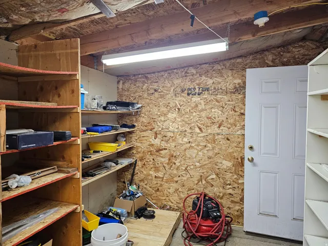 View of storage area