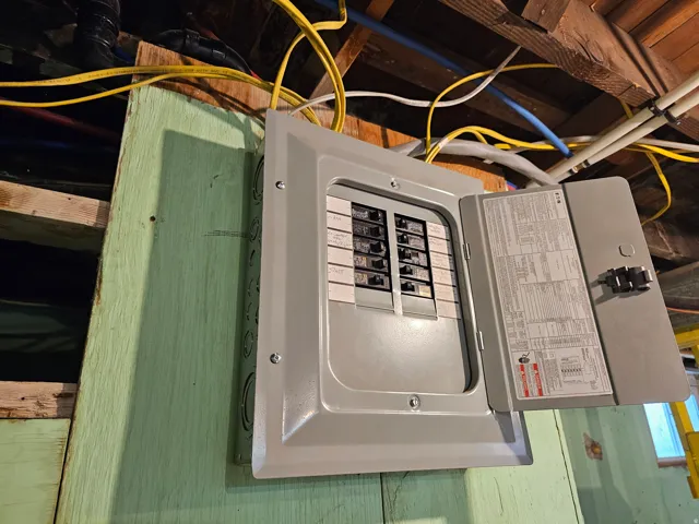 Utilities with electric panel