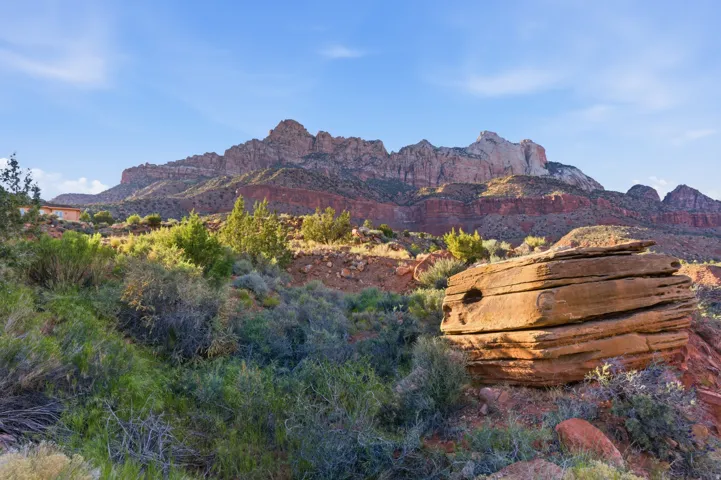 View of mountain backdrop