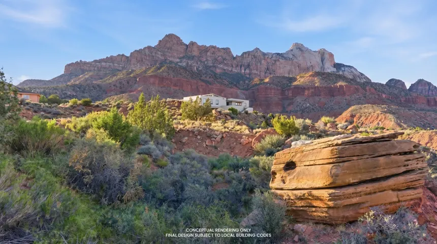 View of mountain backdrop