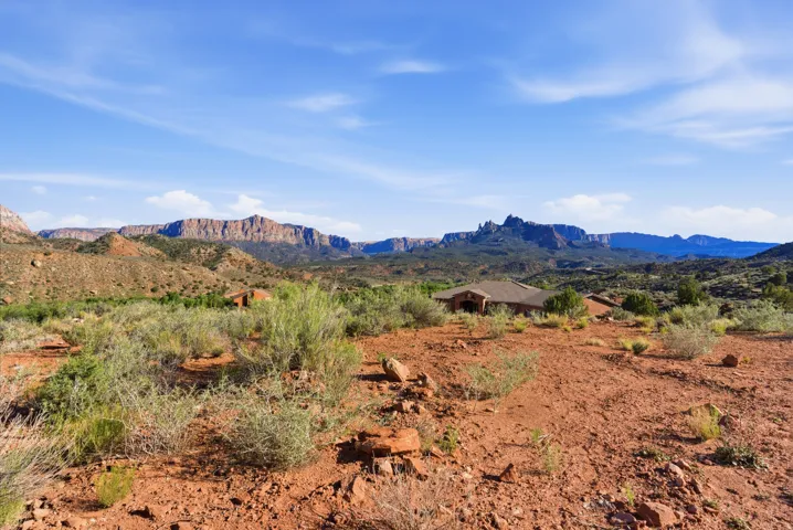 View of mountain background