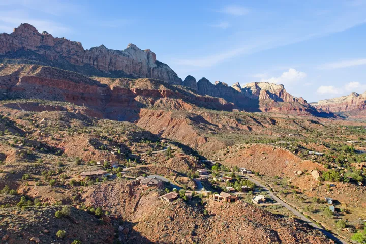 View of mountain backdrop