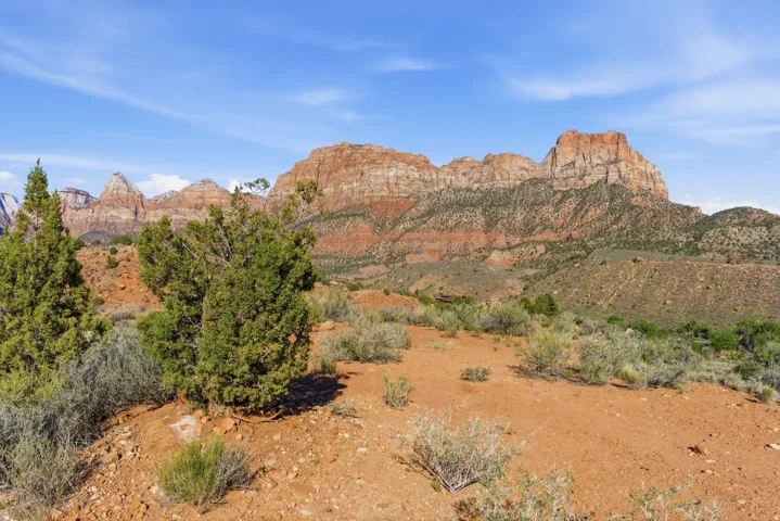 View of mountain backdrop