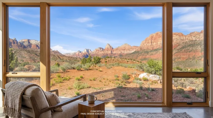 View of mountain background