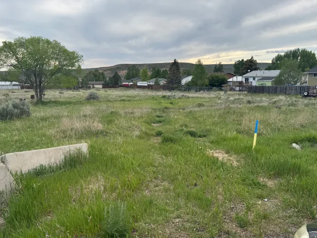 View of yard with a mountain view and a view of rural / pastoral area