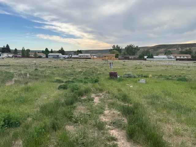 View of yard featuring a view of countryside
