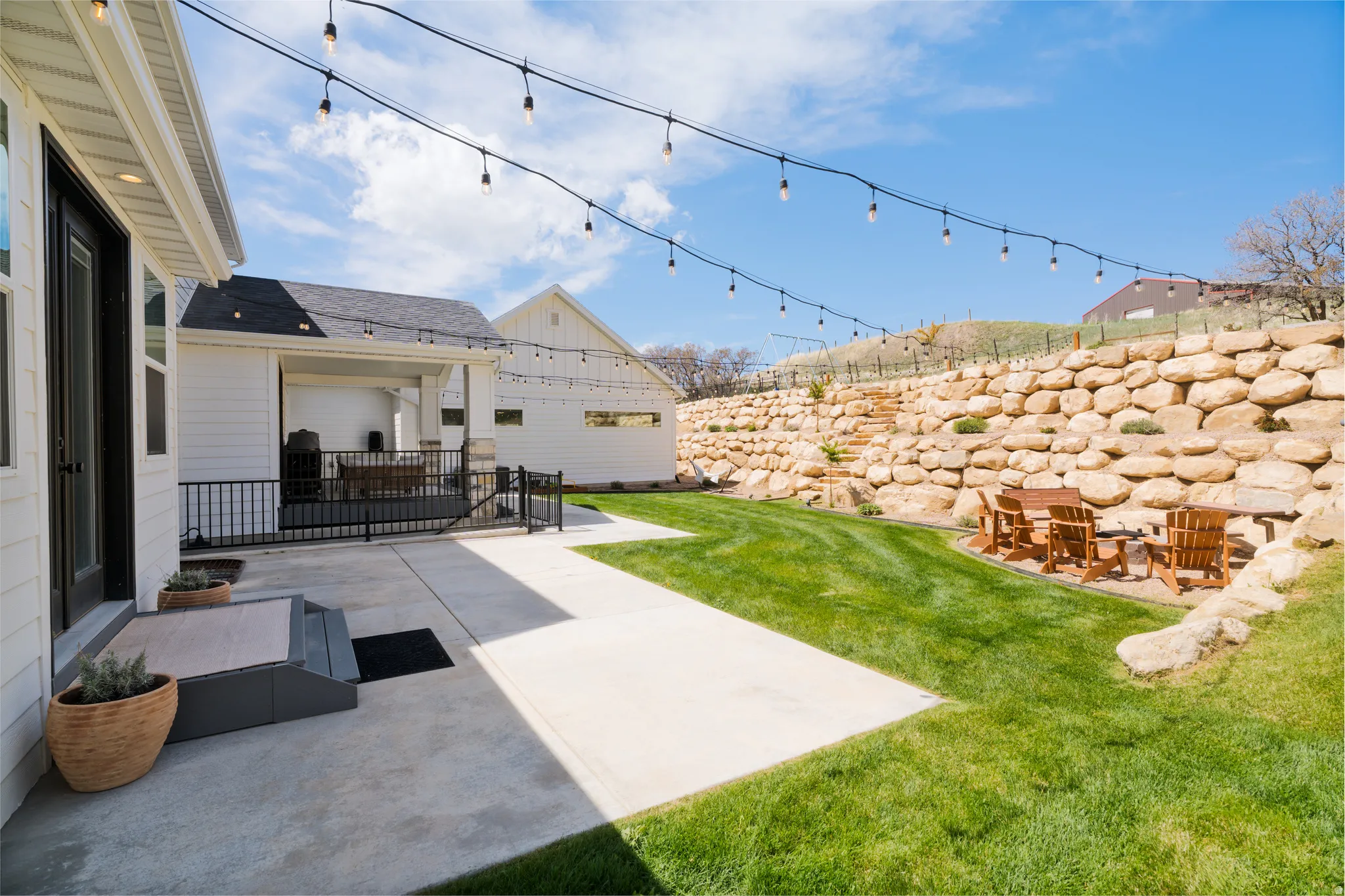 View of yard featuring a patio area