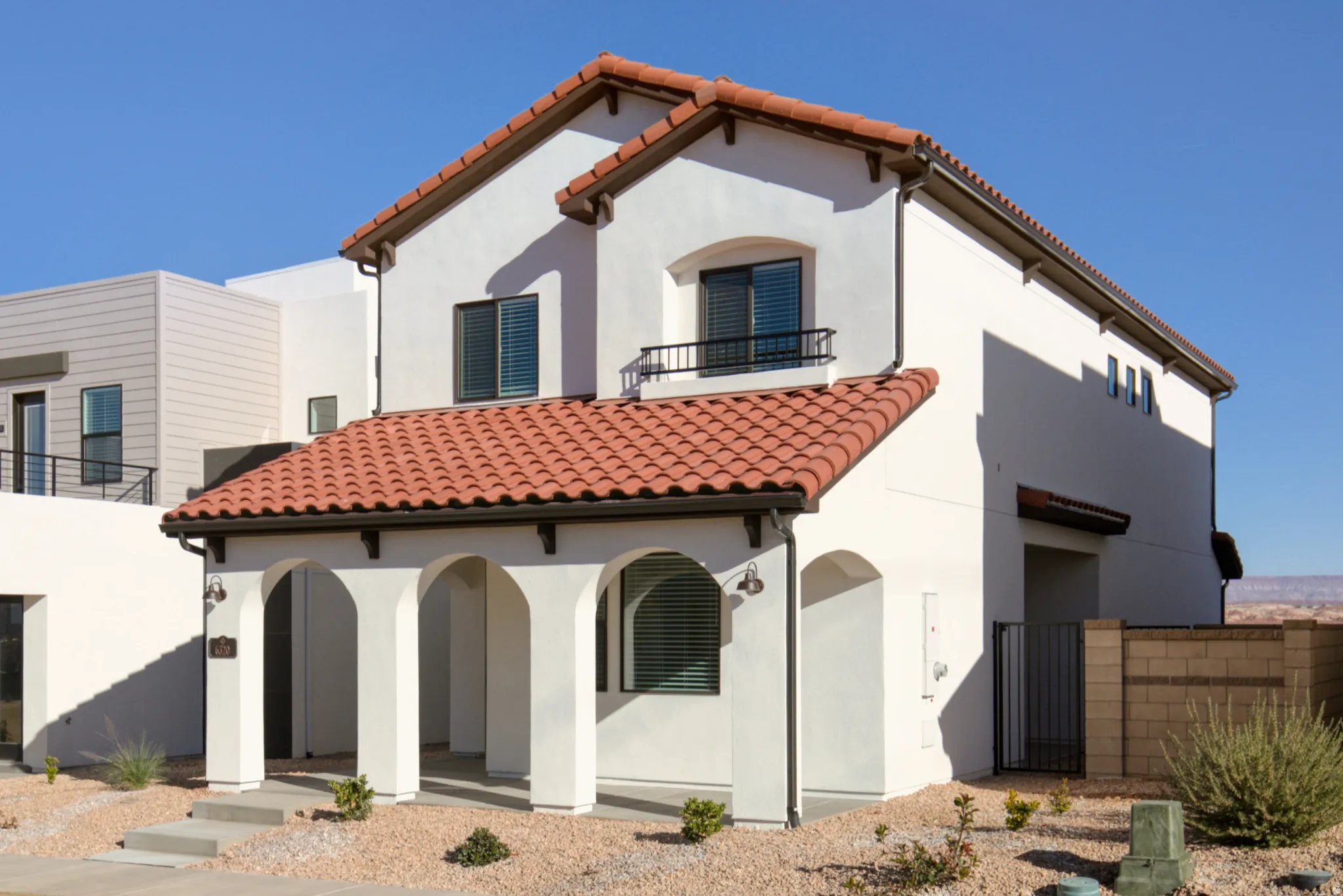 Elation floorplan - Spanish Mission Exterior