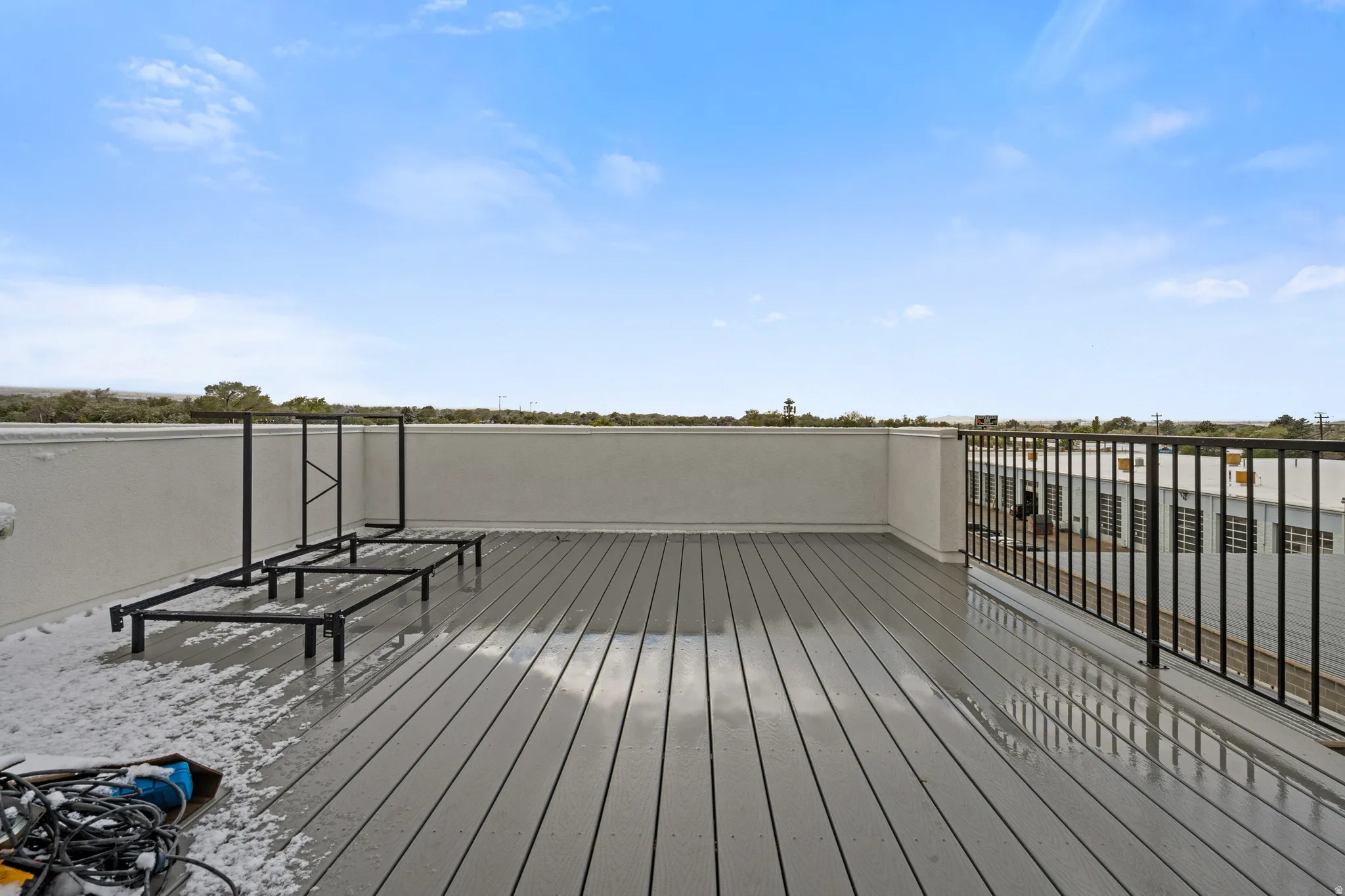 View of deck