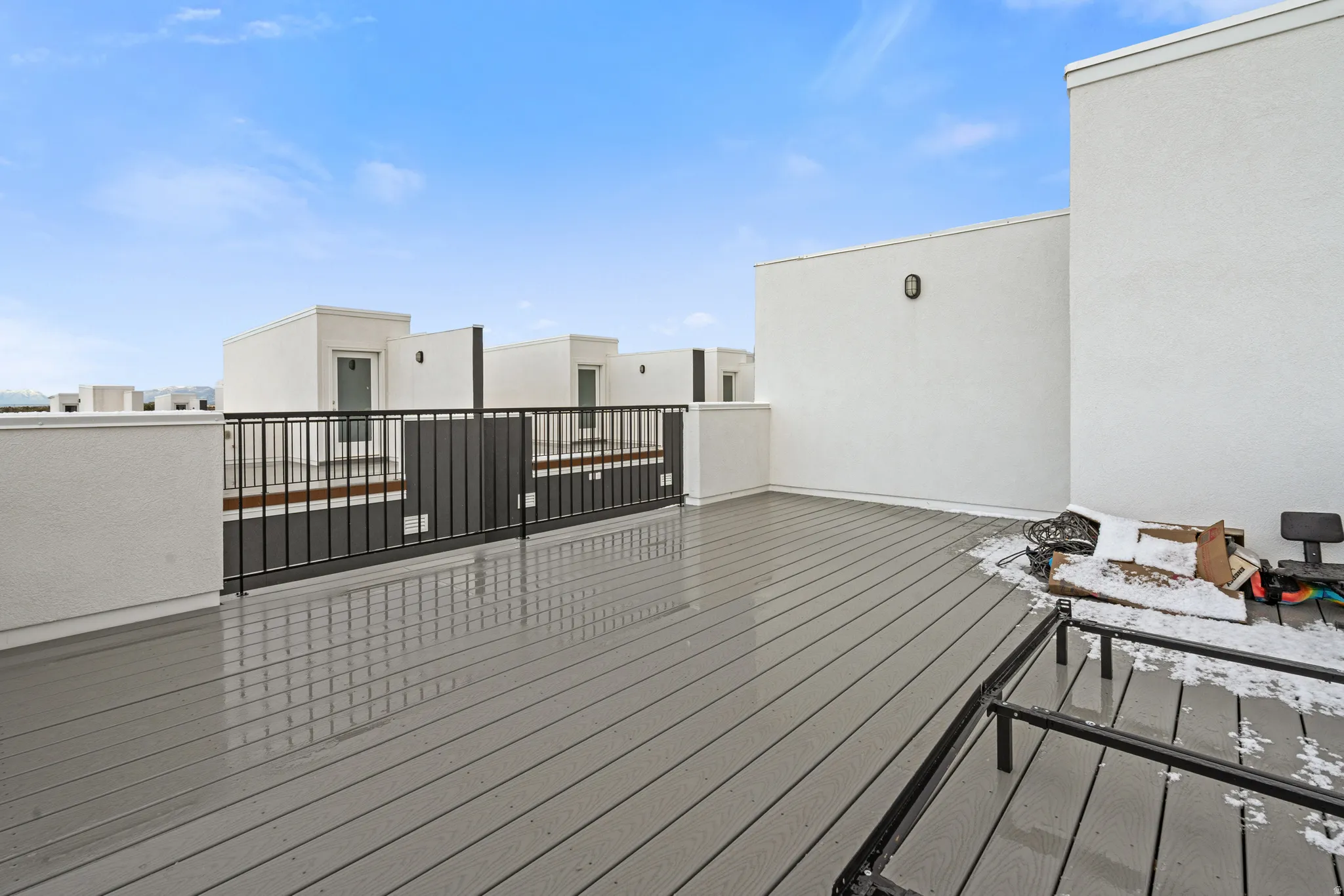 View of deck