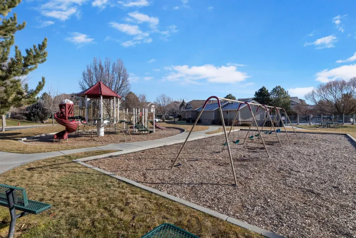 View of community jungle gym