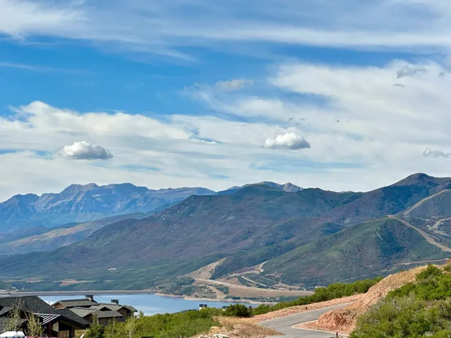 View of mountain background