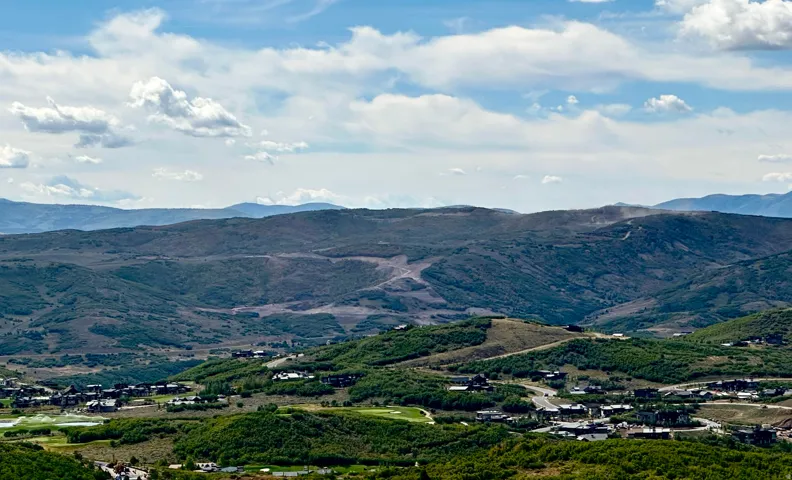 View of mountain background