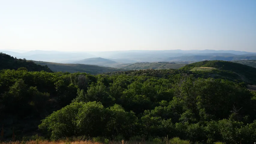 View of mountain background