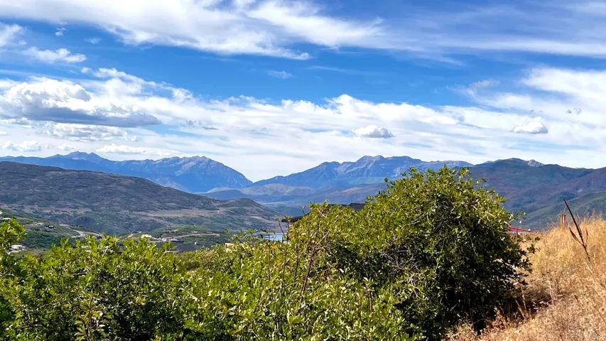 View of mountain background