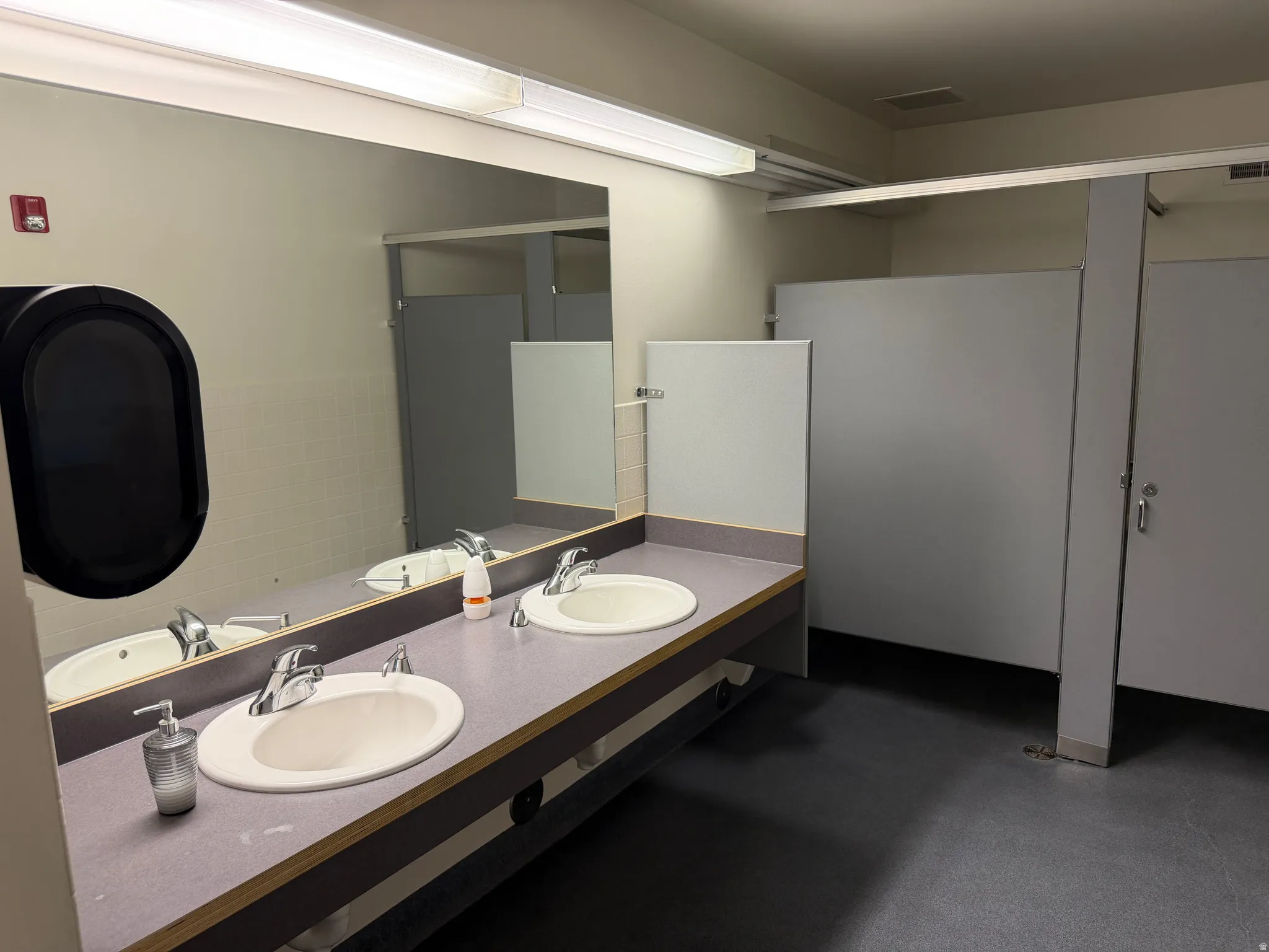 Bathroom with double vanity