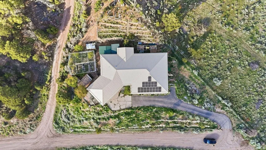 Aerial view of property and surrounding area