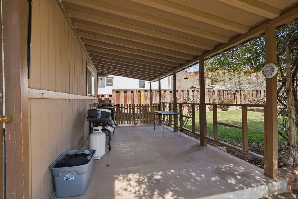 View of patio