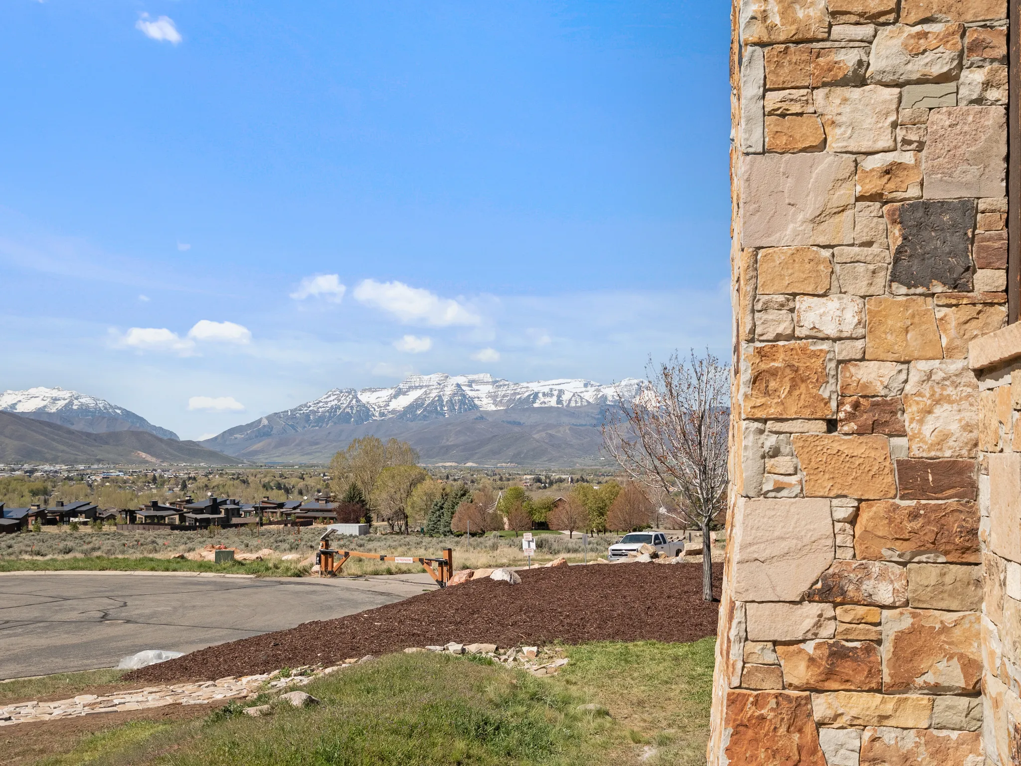 View of mountain backdrop