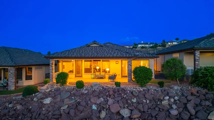 Rear view of property with a patio area