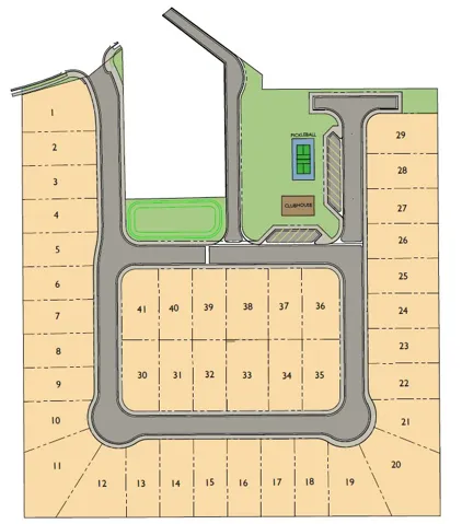 Map of parcels
