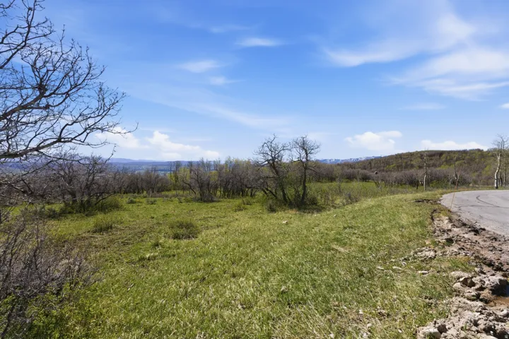View of mountain background with rural landscape